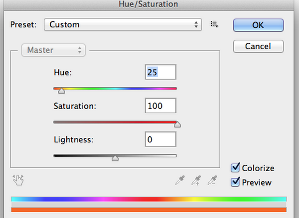 Hue and Saturation